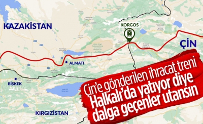 Son dakika  Halkalı'da durduğu iddia edilmişti: TCDD duyurdu! Ve Çin'e ulaştı.