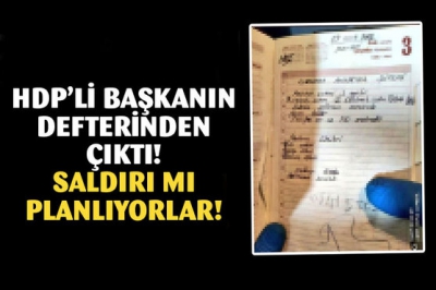 Son dakika! HDP'li Başkanın defterinden 'Bomba tarifi' çıktı! Mektuplu bomba detayı..