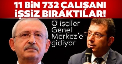Son dakika: İBB'de işten çıkarılan işçiler CHP Genel Merkezine gidecek.