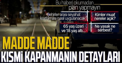 Son dakika: İçişleri Bakanlığı '2 haftalık kısmi kapanma' sürecine ilişkin genelge yayımladı!