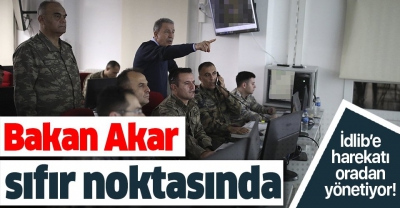 Son dakika: İdlib'deki kalleş saldırı sonrası Bakan Akar ve Komutanlar sıfır noktasında..