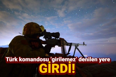 Son dakika: Irak'ın kuzeyinde PKK inlerine girildi! Türk komandosu 