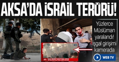 SON DAKİKA: İşgalci İsrail polisi nöbet tutan Filistinlilere saldırdı