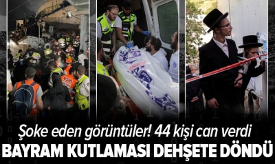 Son dakika | İsrail'de büyük felaket! Bayram kutlaması dehşete dönüştü! İşte facianın tüyler ürperten görüntüleri