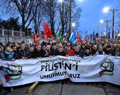 SON DAKİKA… İstanbul Gazze için tek yürek! Filistin davası kırmızı çizgimiz! Gazze özgür olana dek mücadeleyi sürdüreceğiz!