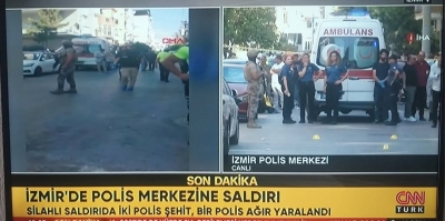 Son dakika: İzmir Balçova'da polis karakoluna silahlı saldırı: 2 polis şehit oldu, 1 polis yaralı 