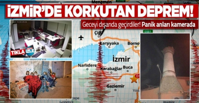 Son dakika: İzmir'de 4,9 büyüklüğünde deprem! Çevre illerde de hissedildi