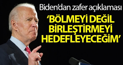 SON DAKİKA: Joe Biden, Trump'a karşı zafer ilan etti! ABD'li halk sokağa döküldü.