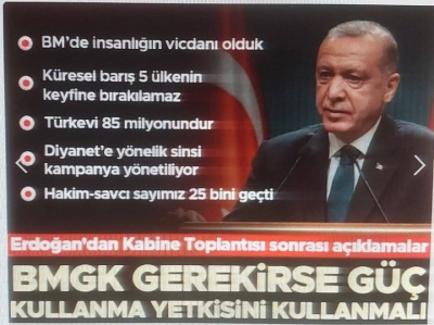 Son dakika... Kabine toplantısı sona erdi: Cumhurbaşkanı Erdoğan'dan önemli açıklamalar