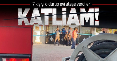 SON DAKİKA: Konya'da eve silahlı saldırı: 7 kişi öldürüldü! Ev ateşe verildi.