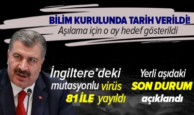 Son dakika: Koronavirüs Bilim Kurulu'ndan kritik toplantı! Sağlık Bakanı Fahrettin Koca açıklama yayınladı 