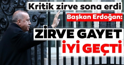 Başkan Erdoğan gazetecilerin 
