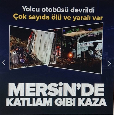 Son dakika... Mersin'de korkunç kaza! Yolcu otobüsü devrildi: 9 ölü, 30 yaralı