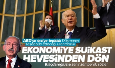 Son dakika: MHP Genel Başkanı Devlet Bahçeli'den Kılıçdaroğlu'na sert tepki! Ekonomiye suikast hevesinden dönmelidir 