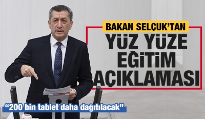 Son dakika: Milli Eğitim Bakanı Ziya Selçuk'tan yüz yüze eğitim açıklaması: Şartların olgunlaşmasını bekliyoruz.