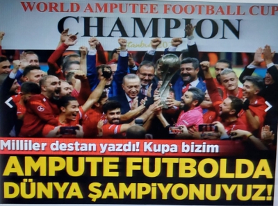 Son dakika: Millilerden tarihi zafer! Ampute Futbol Milli Takımı, Dünya Kupası'nda şampiyon oldu