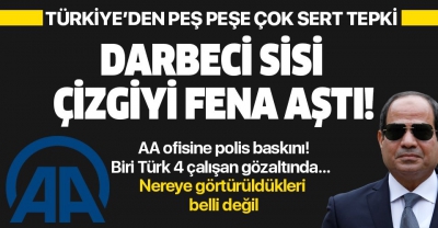 Son dakika: Mısır'da Anadolu Ajansı ofisine baskın: Biri Türk vatandaşı 4 çalışan gözaltında.
