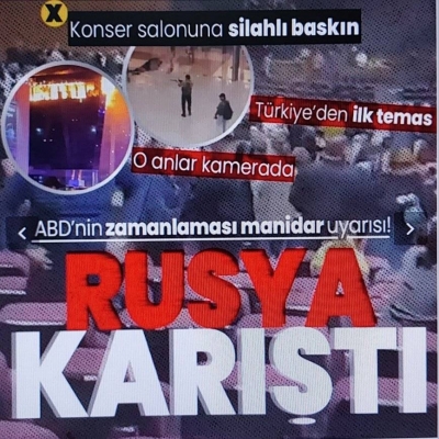 Son dakika: Moskova'da konser salonunda silahlı saldırı | Kanlı saldırıyı DEAŞ üstlendi .