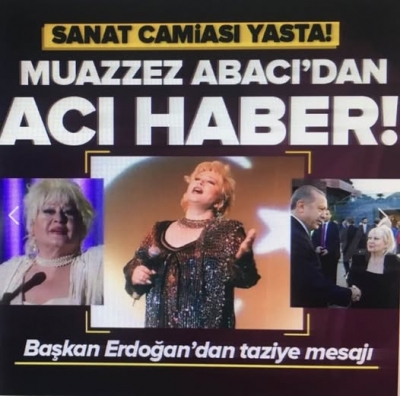 Son dakika: Muazzez Abacı'nın vefatında acı detay! Başkan Erdoğan'dan taziye mesajı | Sanat camiası böyle veda etti: Demet Akalın, Ebru Gündeş...