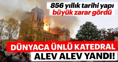 Son dakika... Notre Dame Katedrali'ndeki yangın 8,5 saat sonra söndürüldü.