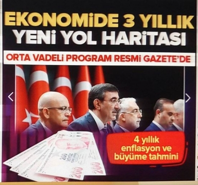 SON DAKİKA: OVP Resmi Gazete'de yayımlandı! İşte ekonominin yeni yol haritası: 2024 büyüme beklentisi yüzde 3,5
