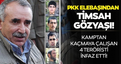 Son dakika: PKK elebaşı Murat Karayılan'dan iğrenç iftira! Kamptan kaçmaya çalışan 4 teröristi....