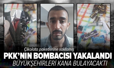 Son dakika: PKK'lı terörist çikolata ve kek ambalajlarına gizlediği patlayıcıyla yakalandı! Metropollerde eylem yapacaktı