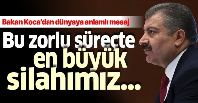 SON DAKİKA: Sağlık Bakanı Fahrettin Koca DSÖ'ye Türkiye'nin coronavirüs mücadelesini anlattı!