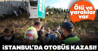 Son dakika: Sarıyer Kuzey Marmara Otoyolu'nda otobüs yoldan çıktı: Çok sayıda ölü ve yaralı var