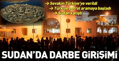 Son dakika: Sudan'da darbe girişimi.