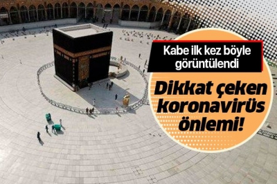 Son dakika: Suudi Arabistan'dan koronavirüs (Kovid-19) önlemi! Kabe'ye ziyaretler durduruldu..