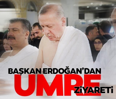 Son dakika: Suudi Arabistan'a giden Başkan Recep Tayyip Erdoğan'dan Umre ziyareti
