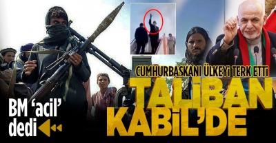 Son dakika: Taliban'ın Afganistan'da ilerlemesinin ardından Kabil Havalimanı'nda izdiham çıktı