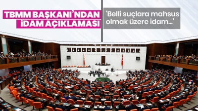Son dakika: TBMM Başkanı Şentop'tan flaş idam açıklaması.