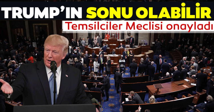 Son dakika: Temsilciler Meclisi onayladı! Trump'ın azil süreci resmen başladı.....