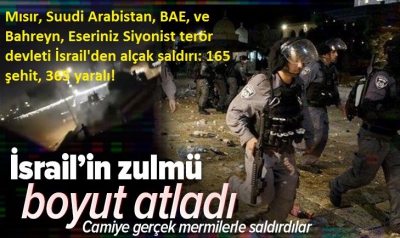 Son dakika: Terör devleti İsrail, mazlum Filistin halkına saldırılarını sürdürüyor! Gerçek mermilerle camiye saldırdılar 