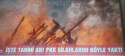 Son dakika... 'Terörsüz Türkiye'de tarihi gün! PKK silahları kazanda yaktı... İşte ilk görüntüler