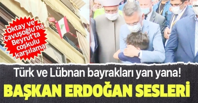 Son dakika: Türk heyetine Beyrut'ta coşkulu karşılama: Kardeşliğimiz daha da pekişecek.