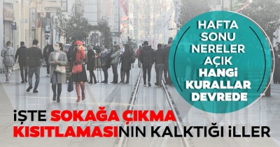 Son dakika: Yarın sokağa çıkma yasağı var mı? Hafta sonu hangi illerde sokağa çıkma yasağı uygulanacak? 