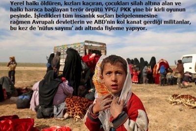 Son dakika: YPG/PKK’dan yeni kirli oyun! Batı'nın himayesindeki teröristlerden nüfus sayımı adı altında fişleme