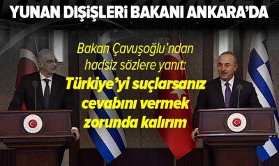Son dakika! Yunanistan Dışişleri Bakanı Nikos Dendias kışkırttı! Bakan Çavuşoğlu'ndan sert açıklamalar