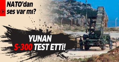 Son dakika: Yunanistan ateşle oynuyor: Girit'te S-300 test edildi.