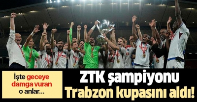 Son dakika: Ziraat Türkiye Kupası finalinde Alanyaspor'u yenen Trabzonspor, kupasını aldı