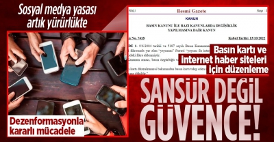Sosyal medya düzenlemesi Resmi Gazete'de yayımlanarak yürürlüğe girdi
