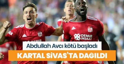 Spor Toto Süper Lig'in ilk haftasında Beşiktaş, deplasmanda Sivasspor'a 3-0 mağlup oldu.