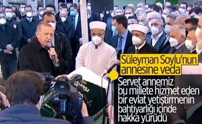 Süleyman Soylu’nun annesi Servet Soylu son yolculuğuna uğurlandı