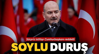 Süleyman Soylu'nun istifa mektubu yırtıldı