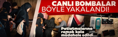 Suriye Afrin'de canlı bomba eylemi hazırlığında olduğu bilgisi alınan 2 PKK/KCK-PYD/YPG’li kadın terörist yakalandı.
