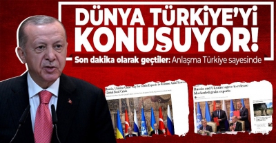 Tahıl krizinin çözümü sonrası dünya liderlerinden Türkiye'ye tebrik mesajı yağdı: Erdoğan'a minnettarız! Macron'u çıldırtacak yorum 