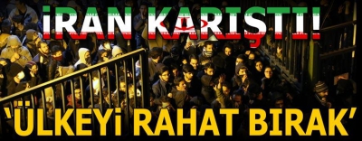 Tahran'da rejim karşıtı gösteri düzenlendi.